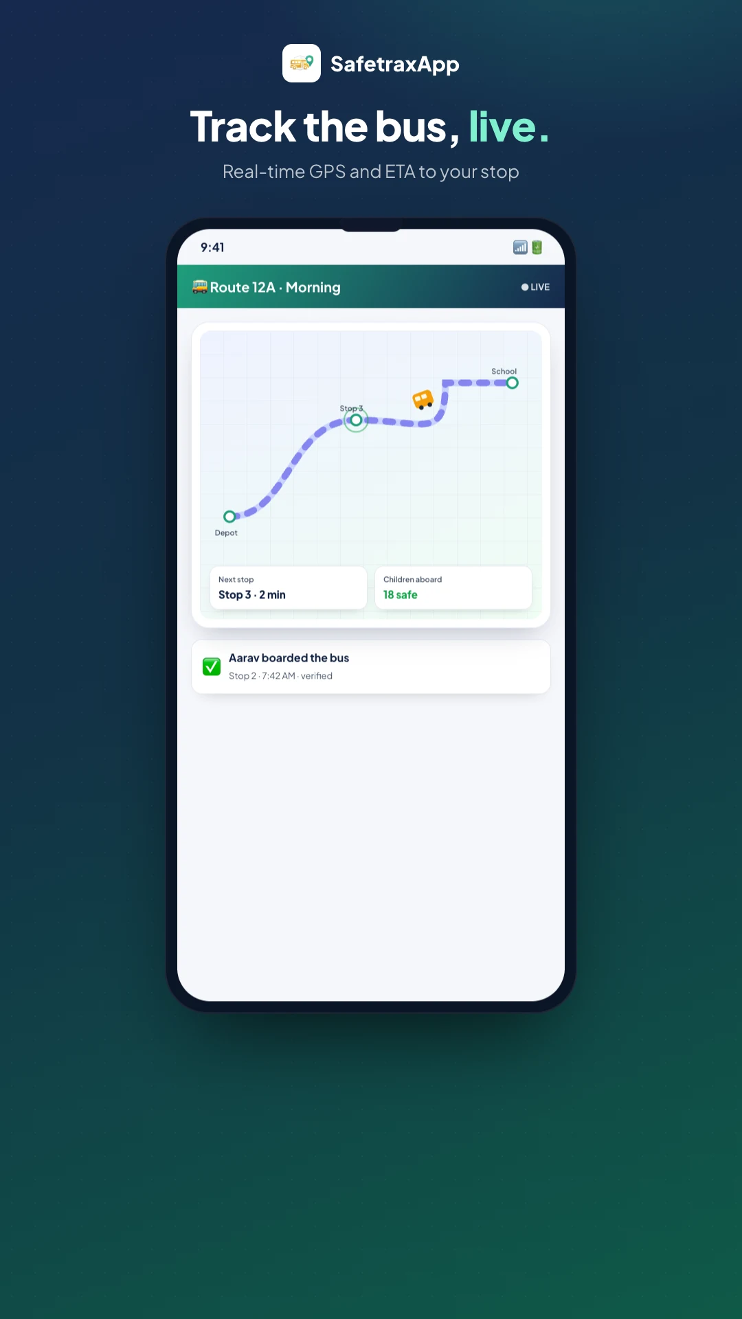SafetraxApp screenshot