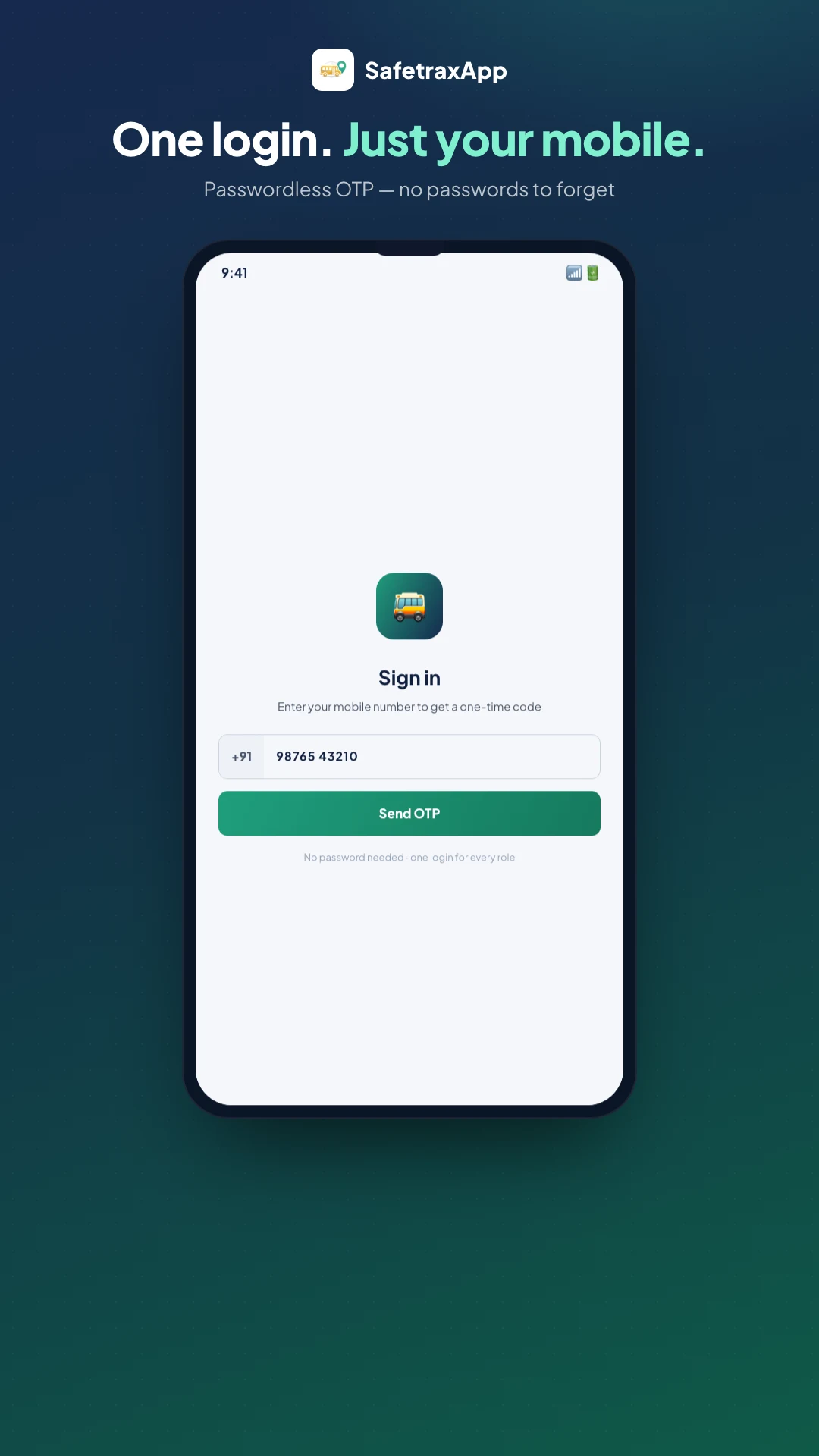 SafetraxApp screenshot